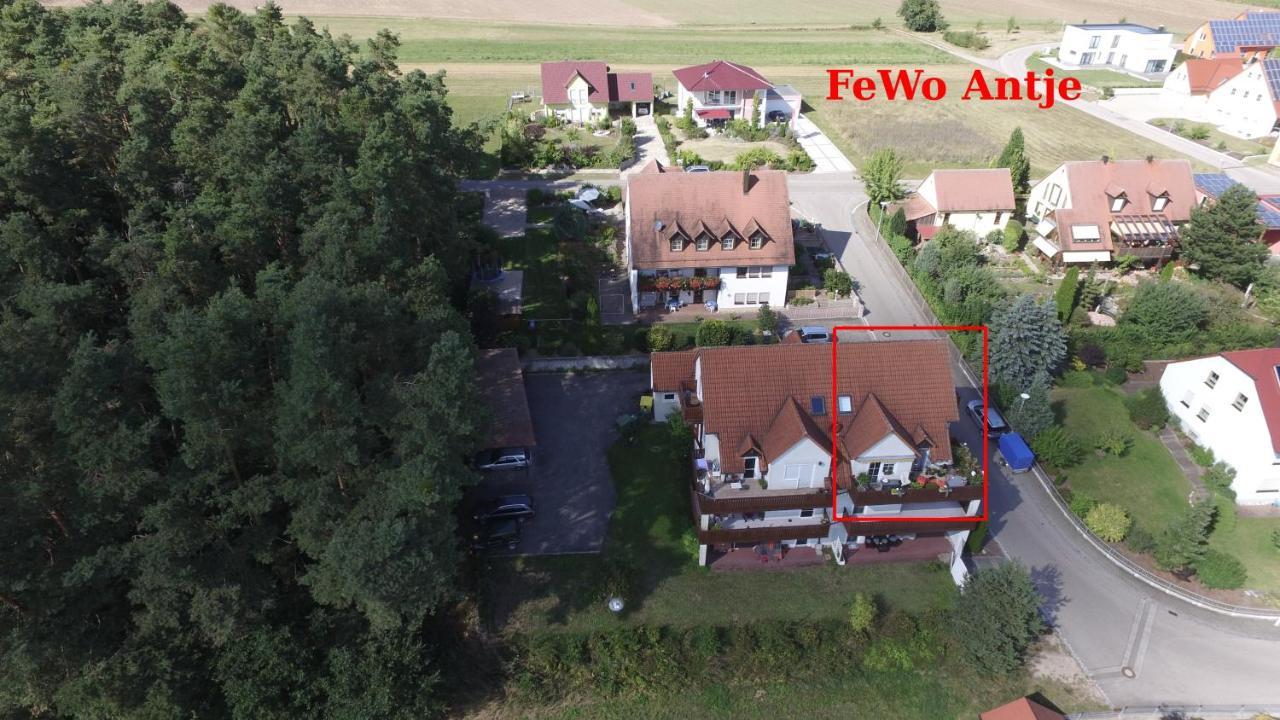 Ferienwohnung Fraenkisches Seenland - Fewo Antje Mitteleschenbach Esterno foto